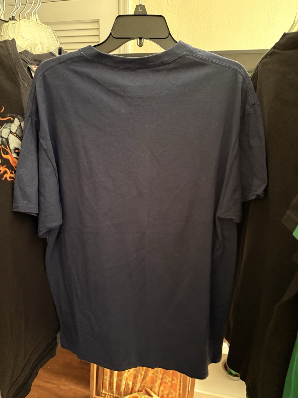 Port & Company Tony Romo NFL Graphic Tee Navy Cotton Crew Neck Short Sleeve L gallery