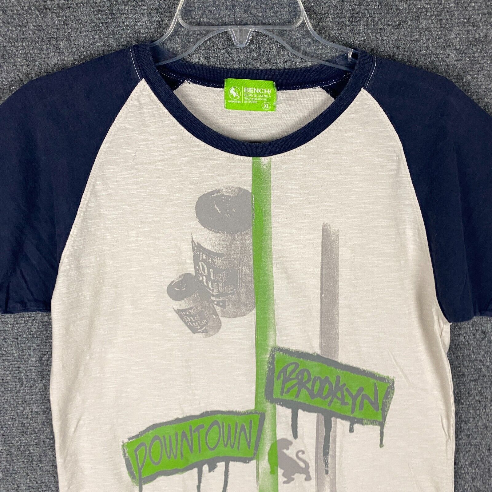 Bench T-Shirt Men's XL Short Sleeve Casual Graphic Print 100% Combed Cotton gallery
