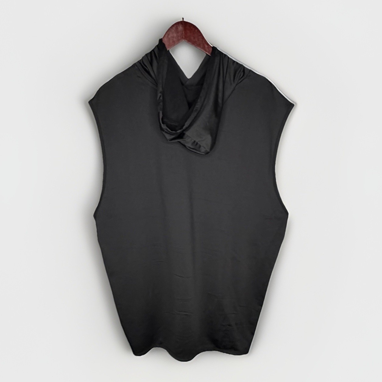 Born Urban Sleeveless Hoodie Tank Top Black Logo Kangaroo Pocket Men’s 2XL gallery