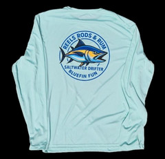 Saltwater Drifter performance bluefin tuna L/S shirt Fishing rum ocean boats