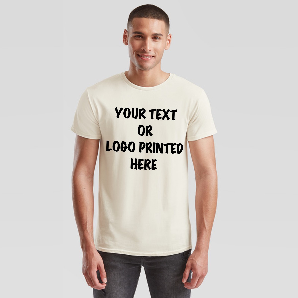 Personalised T Shirt Custom Printed T-Shirt Logo Text Printed Unisex Work Party gallery
