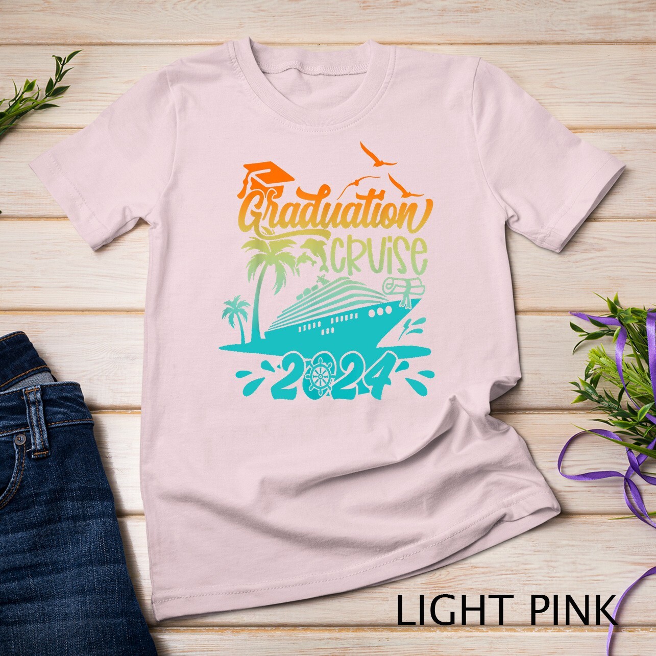 Graduation Cruise 2024 Vacation Beach Matching Group T-Shirt Unisex T-shirt gallery