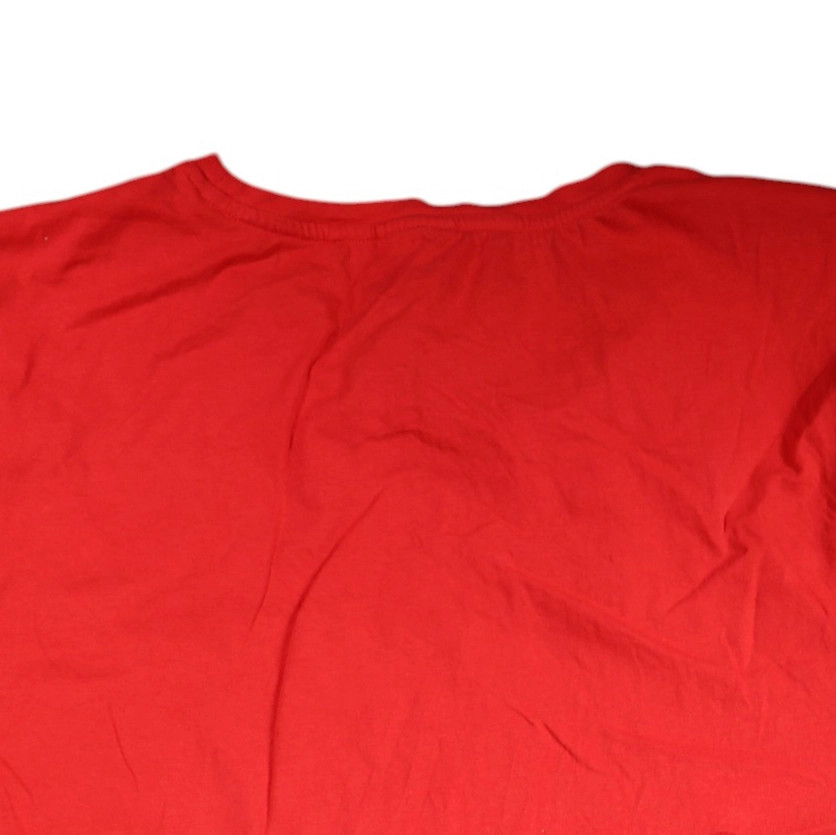 Slazenger Mens T-Shirt Size 4XL Red Short Sleeve Round Neck 100% Cotton gallery