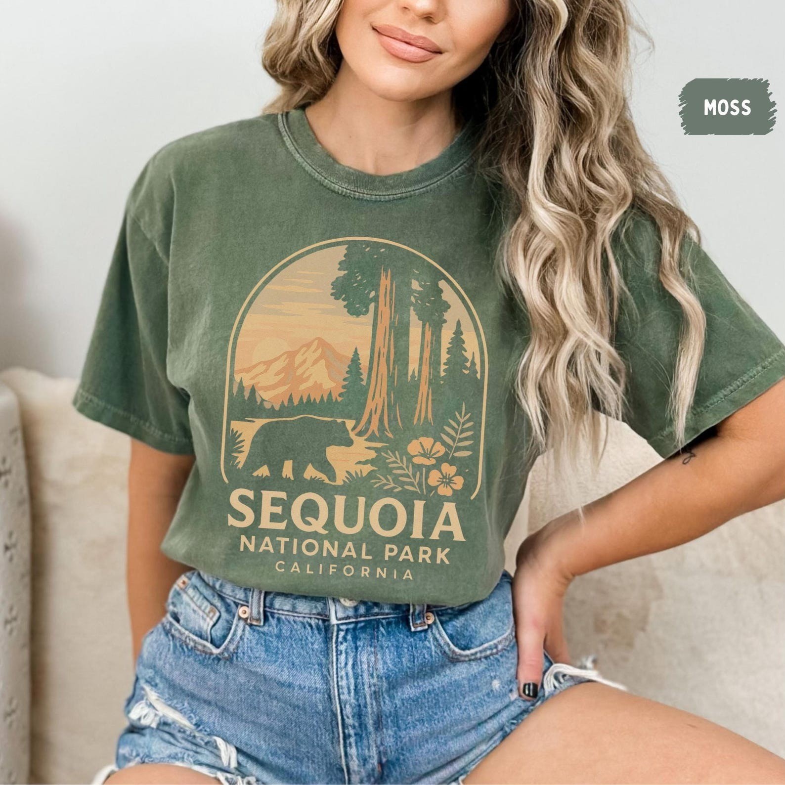 Sequoia National Park Shirt Travel Gift For California Trip Souvenir Tee gallery