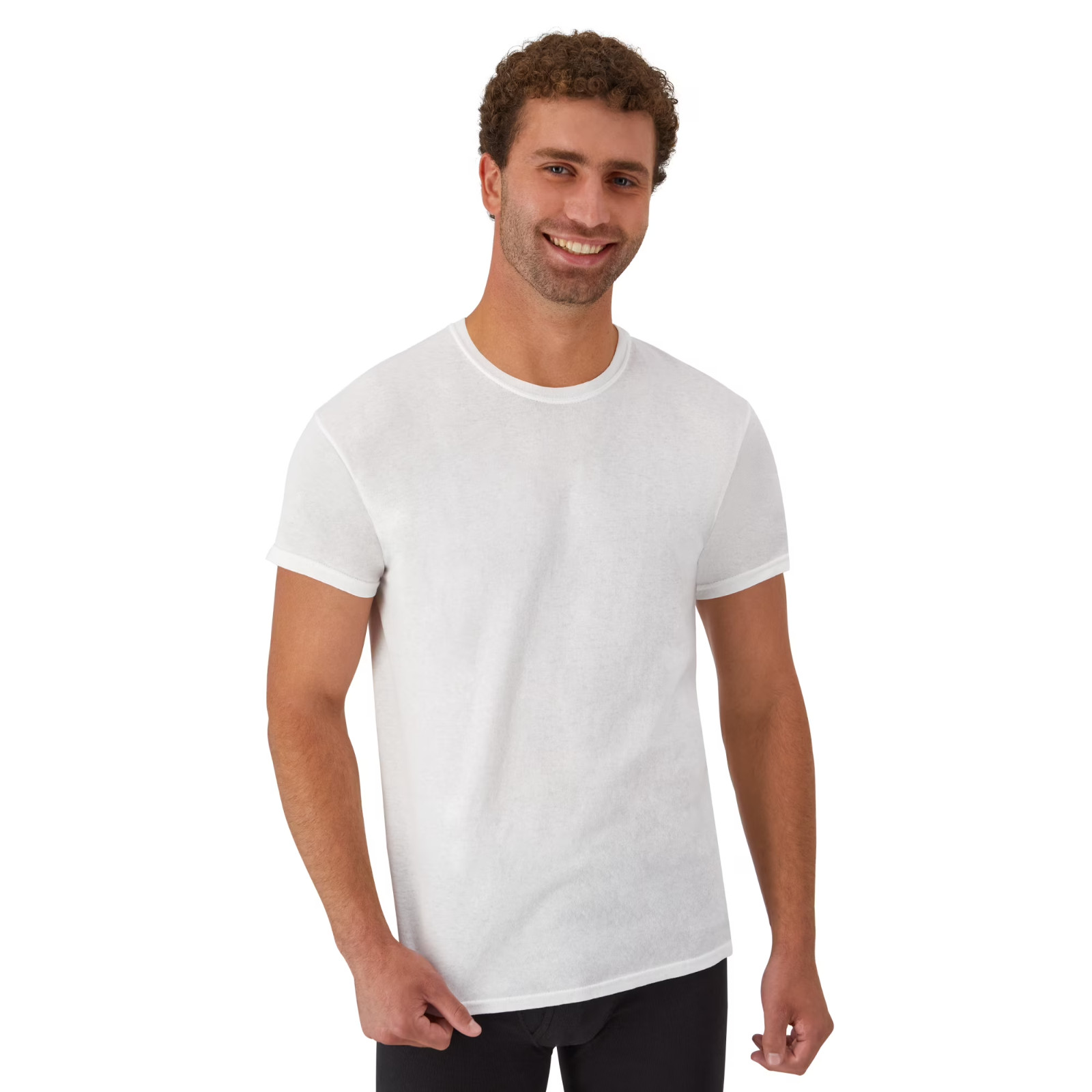 Hanes 2135Z0 T-Shirt for Men, Size L - White gallery