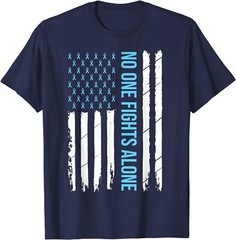 USA Prostate Cancer Awareness Light Ribbon Survivor Unisex T-Shirt