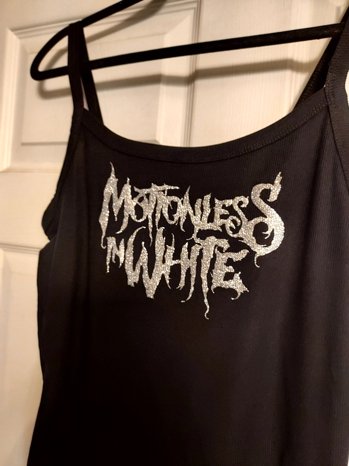 Motionless in white Tank top Silver Glitter Logo motionless in white Shirt Crop gallery