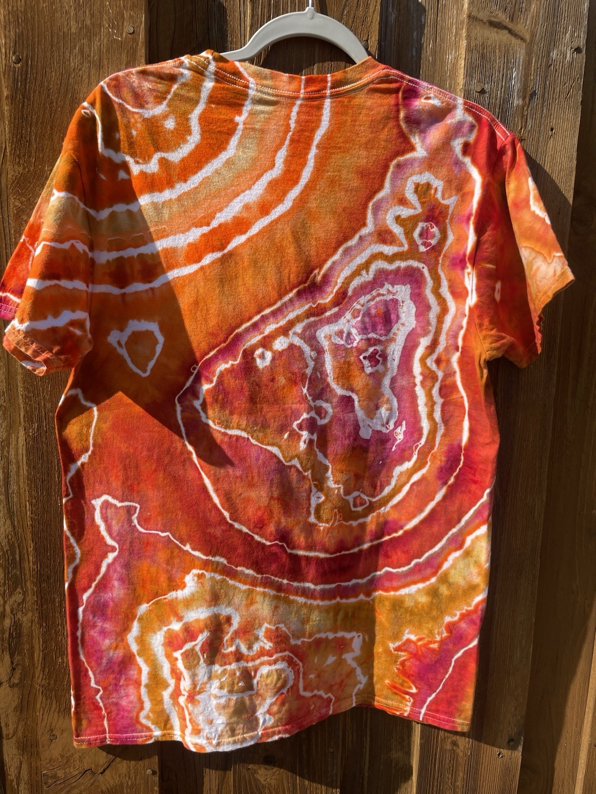 Custom Ice Tye Dye T-Shirt Size Medium Pre-washed gallery