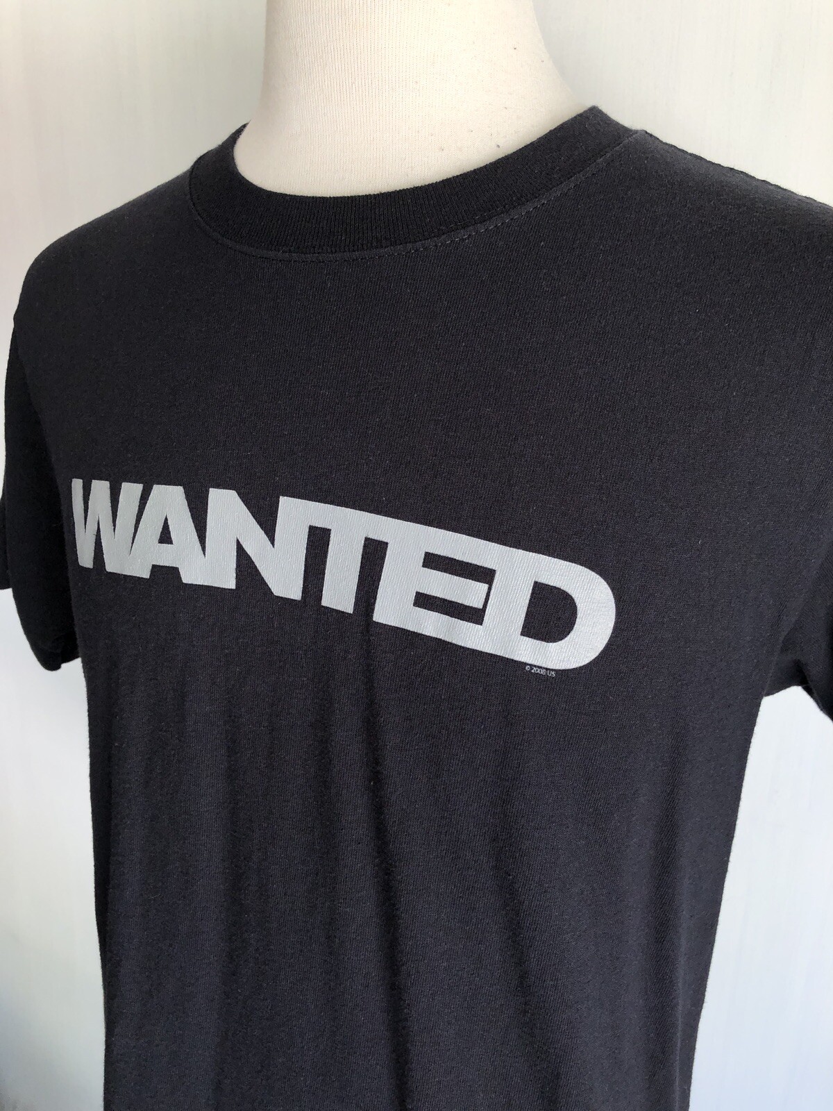WANTED (2008) Official "Choose Your Destiny" A. Jolie Movie Promo T-Shirt Medium gallery