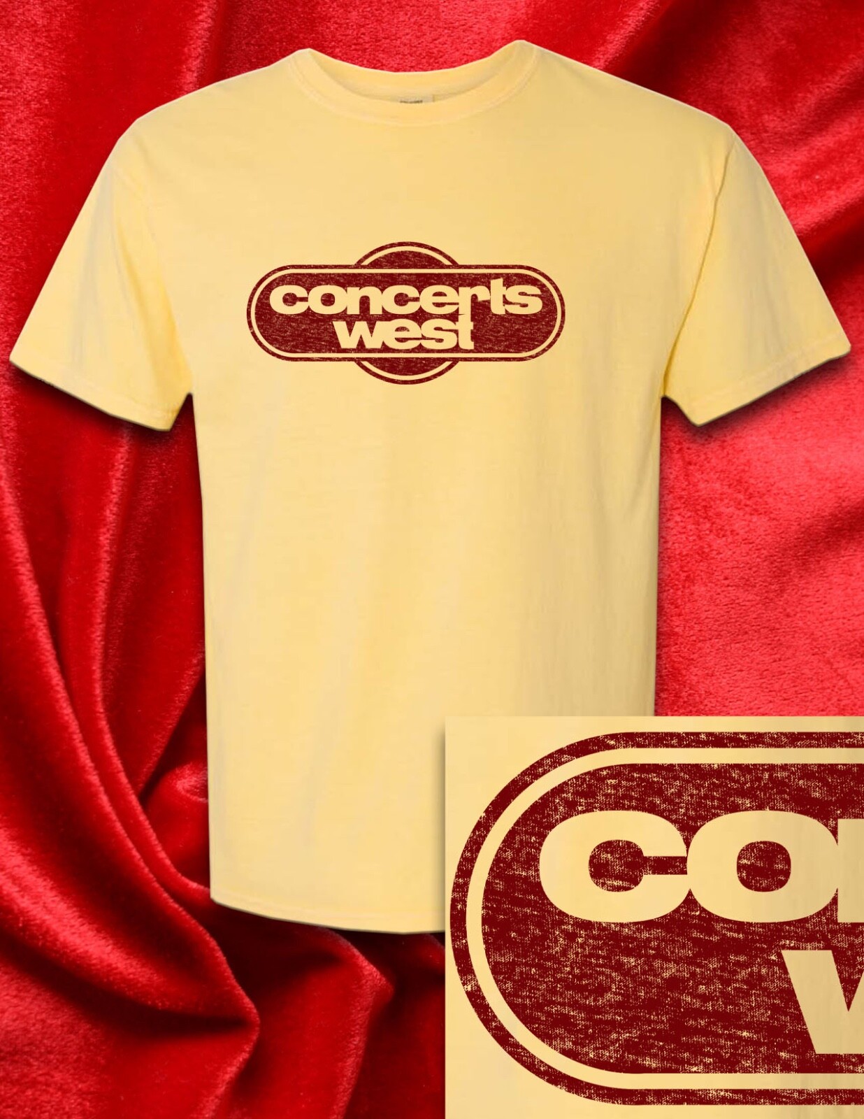 Concerts West 1974 Promo t-shirt FREE S&H to USA Southern Rock gallery