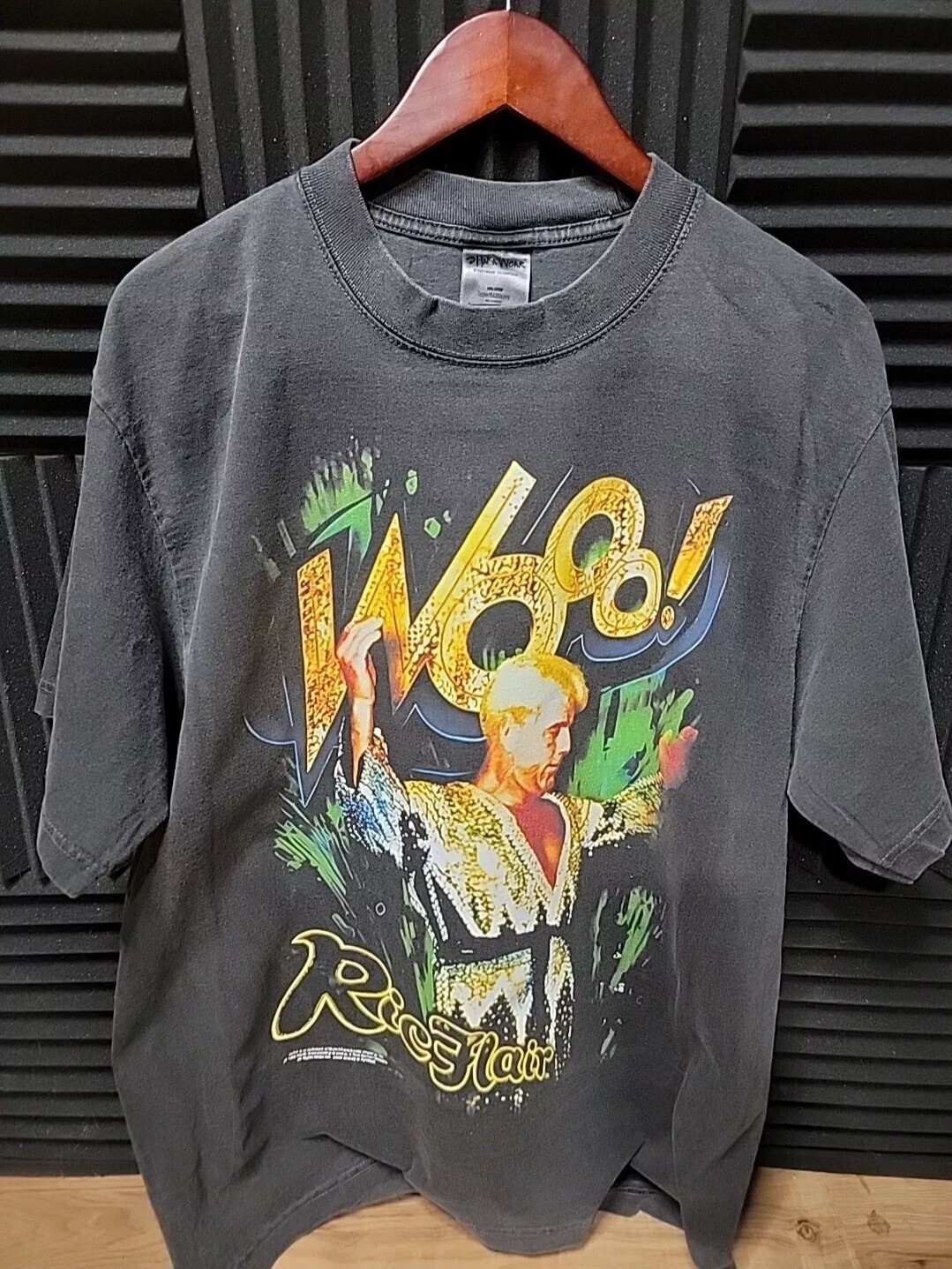 RIC FLAIR ON A SHAKA HEAVYWEIGHT GARMET DYED T SHIRT "MODERN" gallery
