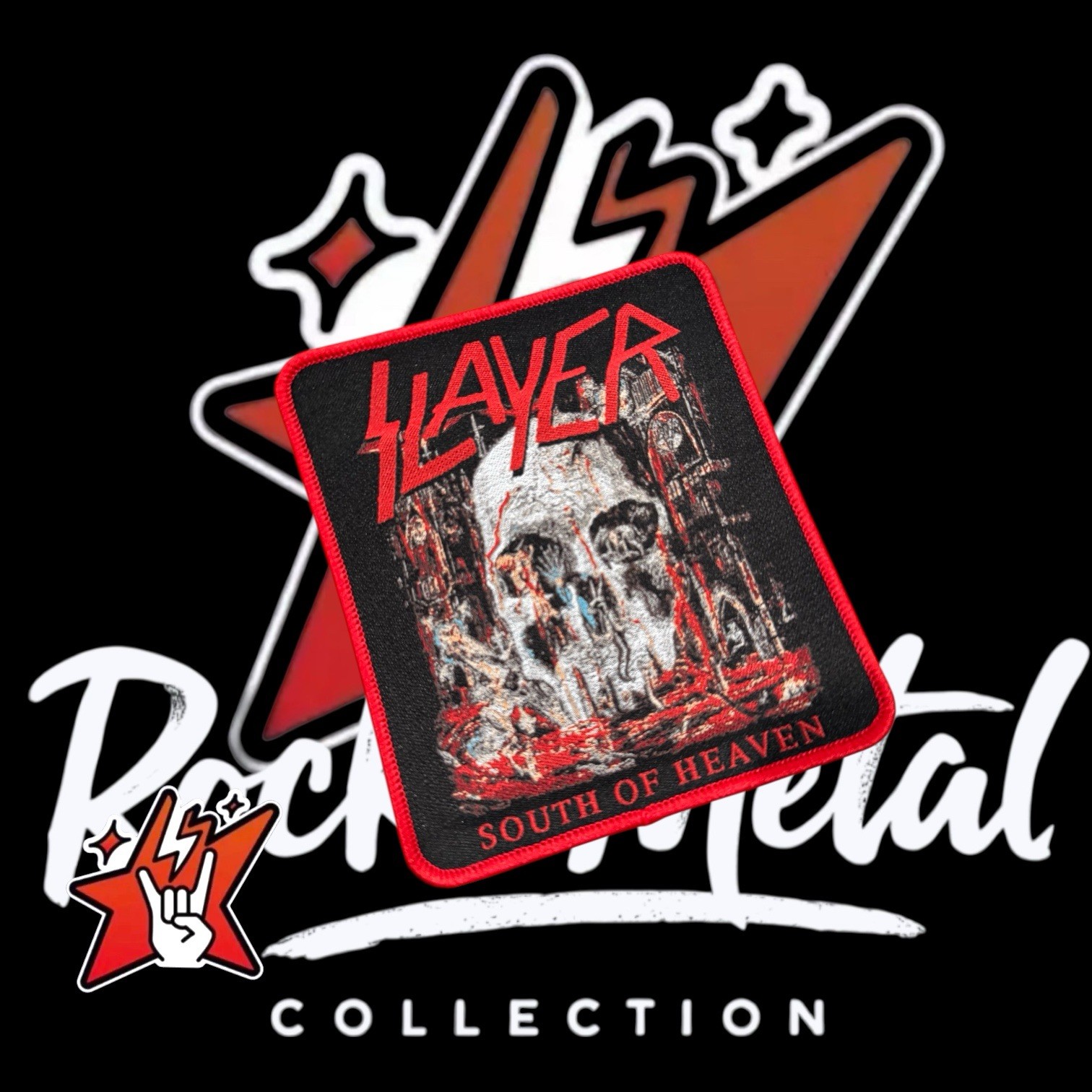 Slayer Exclusive Woven Patches Megadeth Testament Metallica Exodus Anthrax gallery