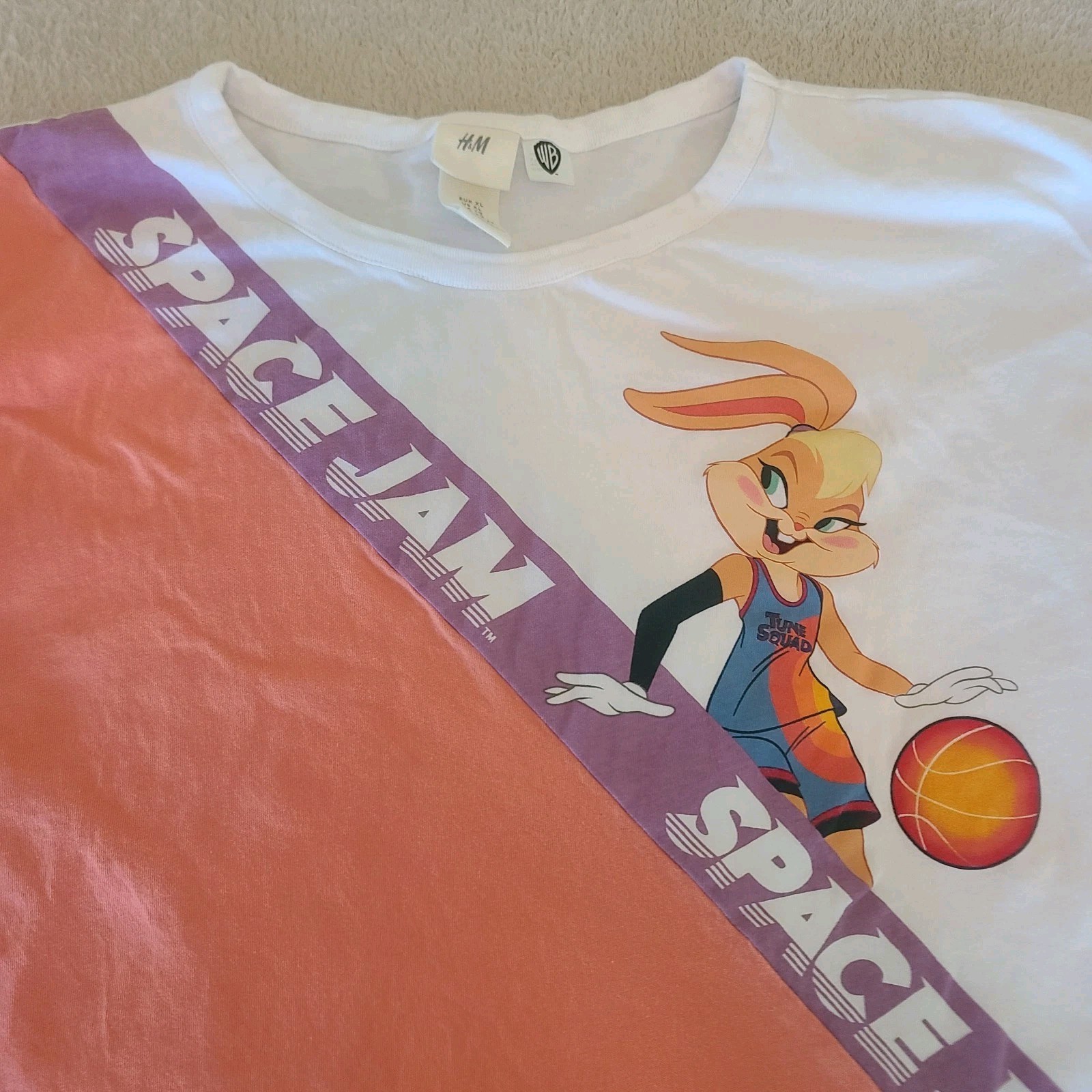 Space Jam H&M Womens Extra Large Warner Brothers Tune Squad Top Shirt Sleeveless gallery