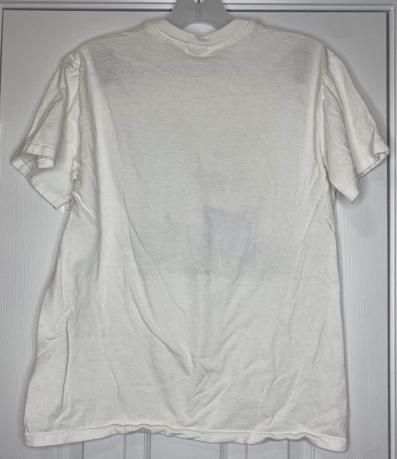 1992 Norfin Trolls Vintage Save The Planet Hippie T Shirt White Size Medium gallery