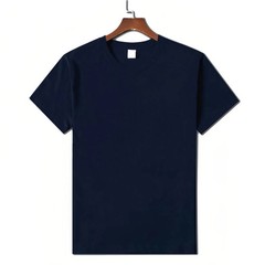 Men T Shirt Cotton Short Sleeve Solid Pure Color Leisure Basic Streetwear Top