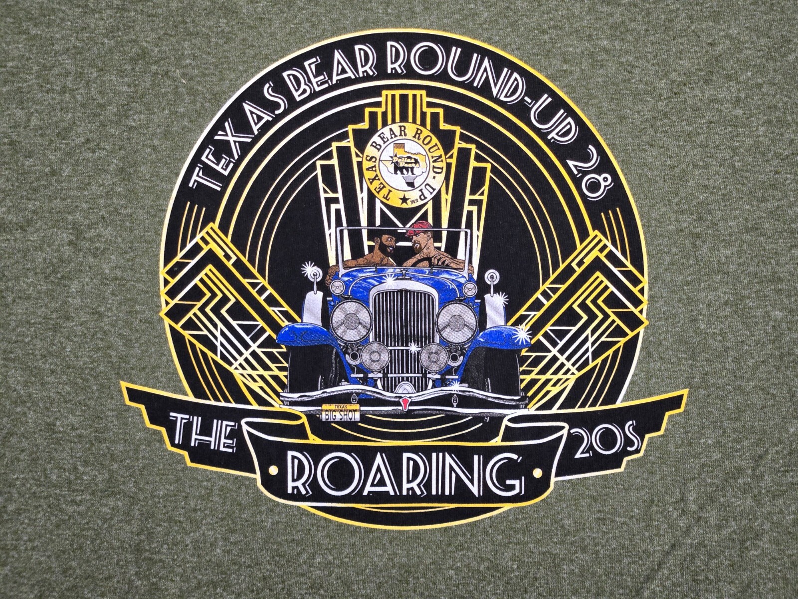 Texas Bear Round Up 28 Shirt Mens XL The Roaring 20s LGBT Gay Graphic Tee gallery