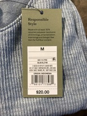 Goodfellow & Co Men’s Blue Solid Henley Button Knit Long Sleeve T-Shirt Size – M
