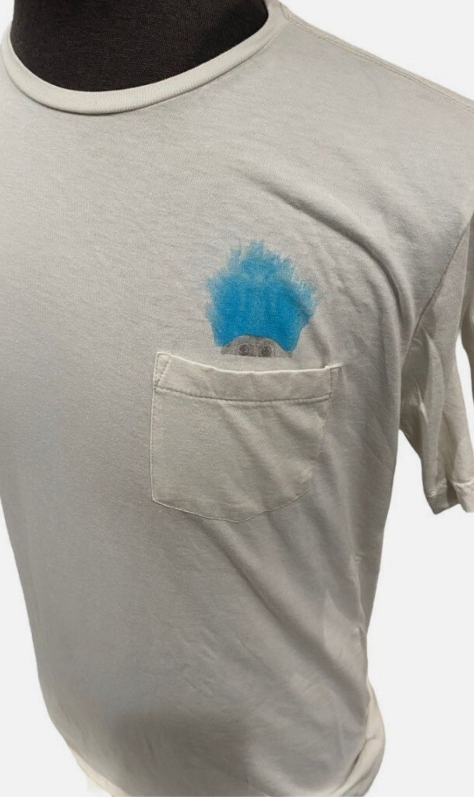 VINTAGE Trolls Mossimo Supply Co Mens M-S White Pocket tee Crew Graphic Print gallery