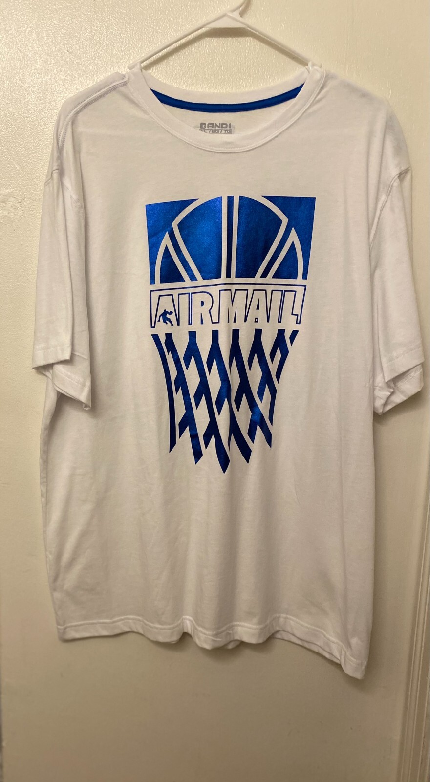 Men AND1 AIRMAIL Graphic Tee Size XL gallery