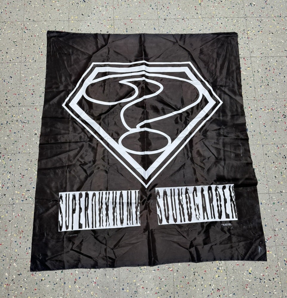 Vintage 1994 Soundgarden Superunknown Tapestry Wall Hanger Banner Grunge Band