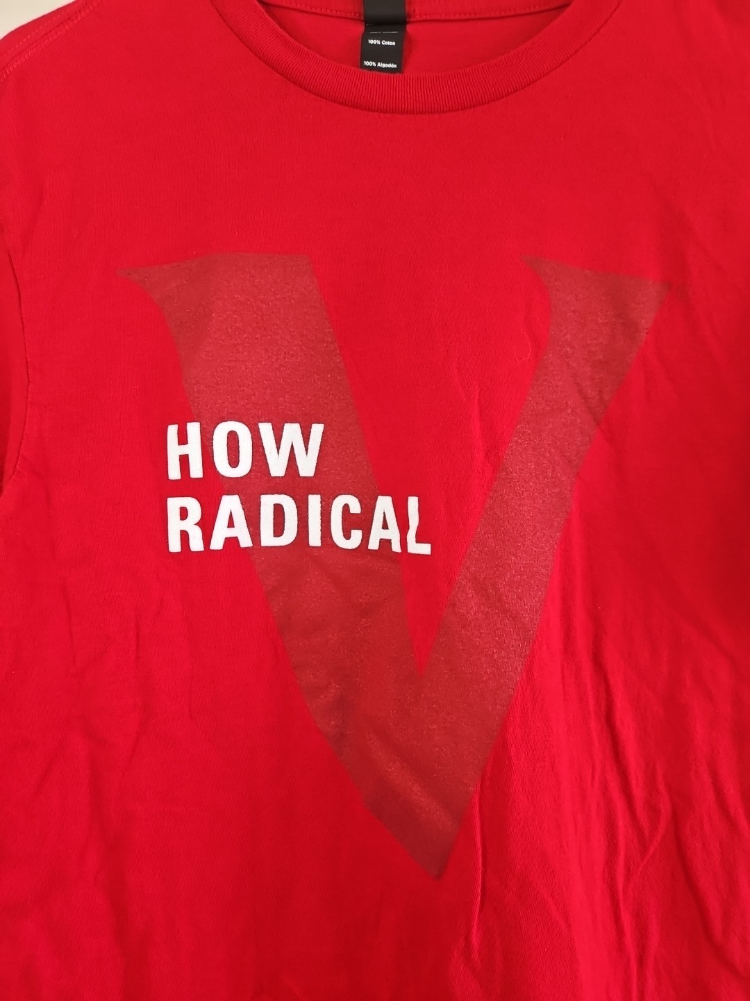 Vanguard "How Radical" T-Shirt, Investing/Finance, Red, Men's M gallery