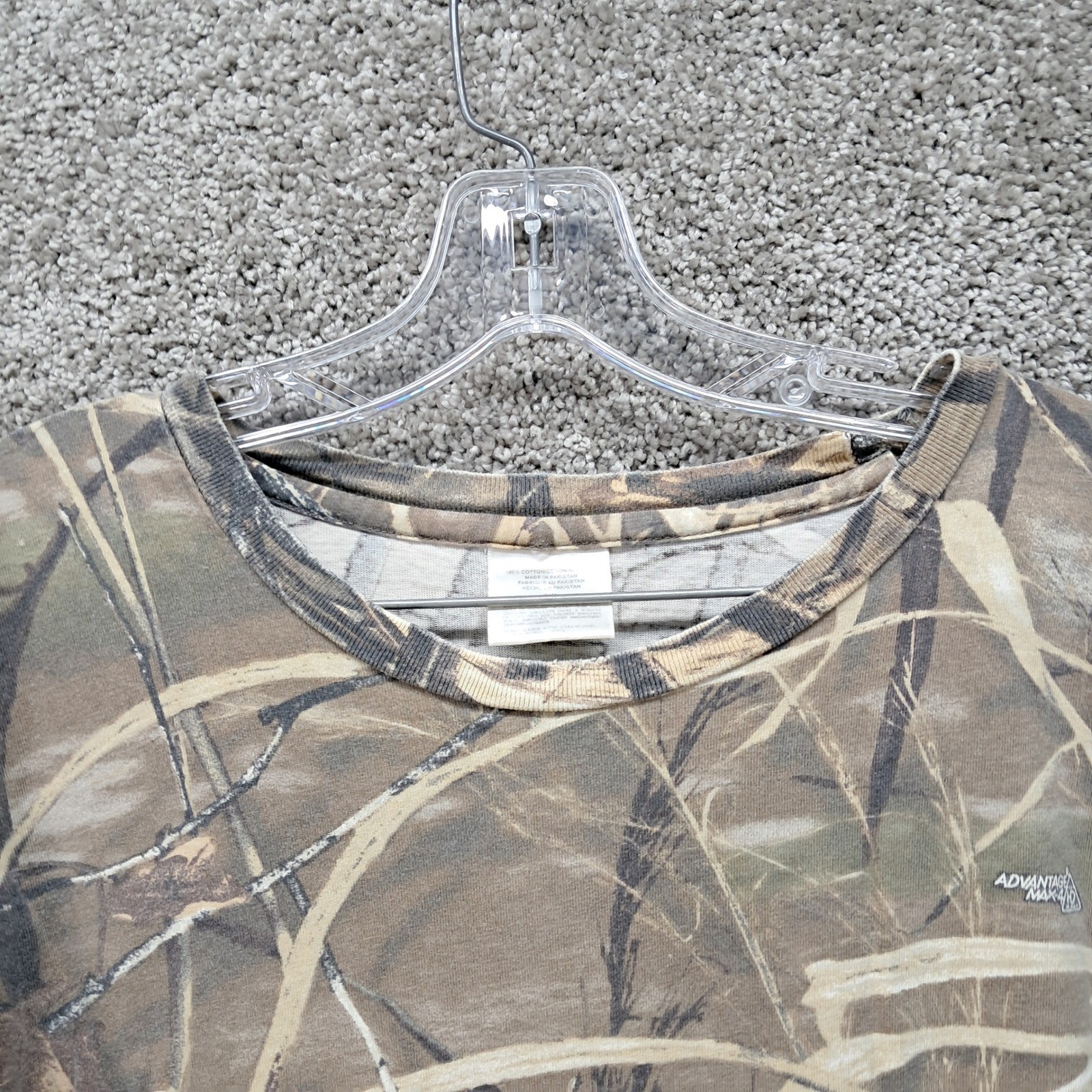 Advantage Max-4 HD Camouflage Long Sleeve Hunting Shirt Mens 2XL 100% Cotton gallery