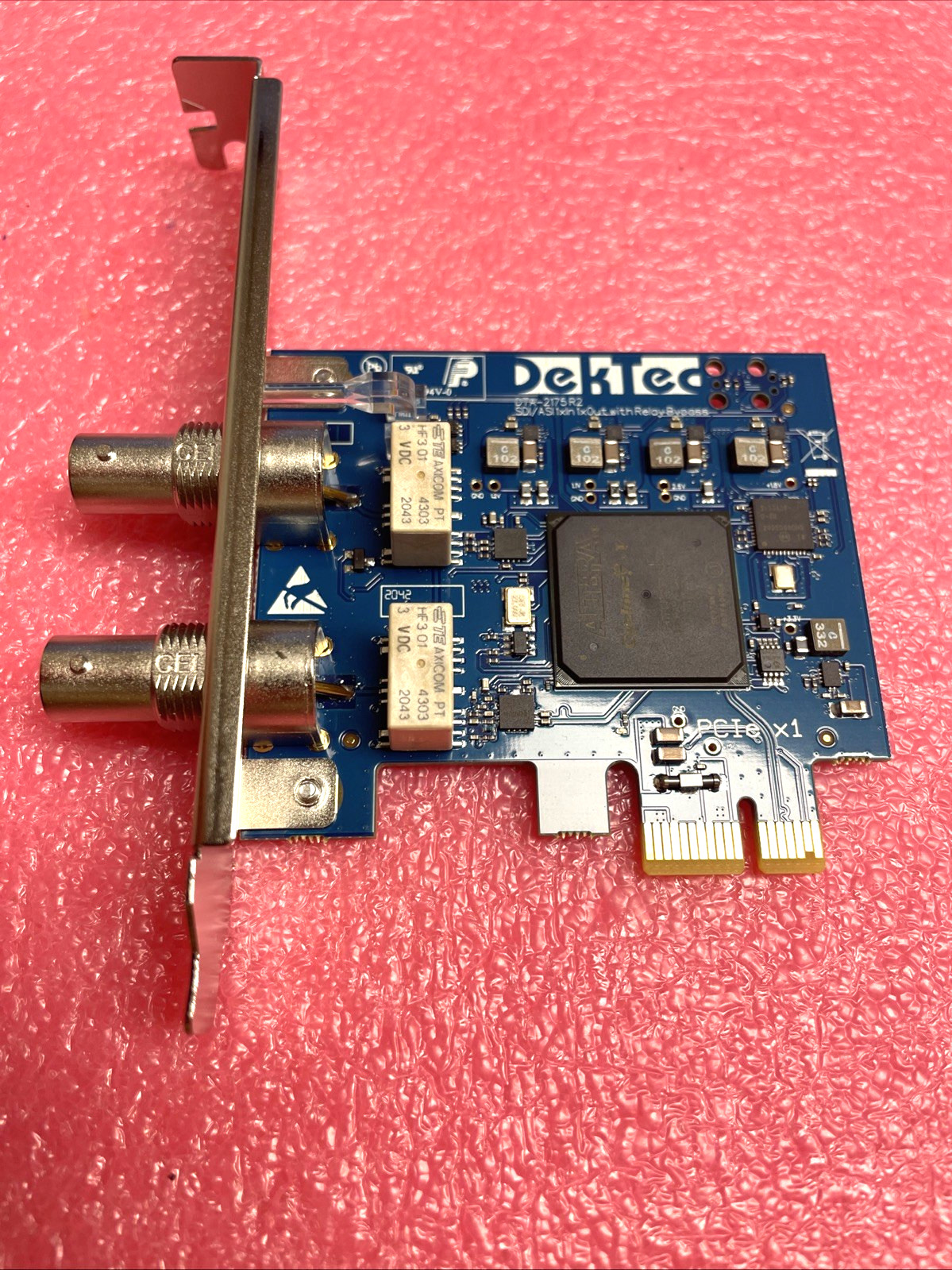 ORIGINAL  DTA-2175 R2 HD-SDI/ASI 1X0UT WITH RELAY BYOASS input+output .