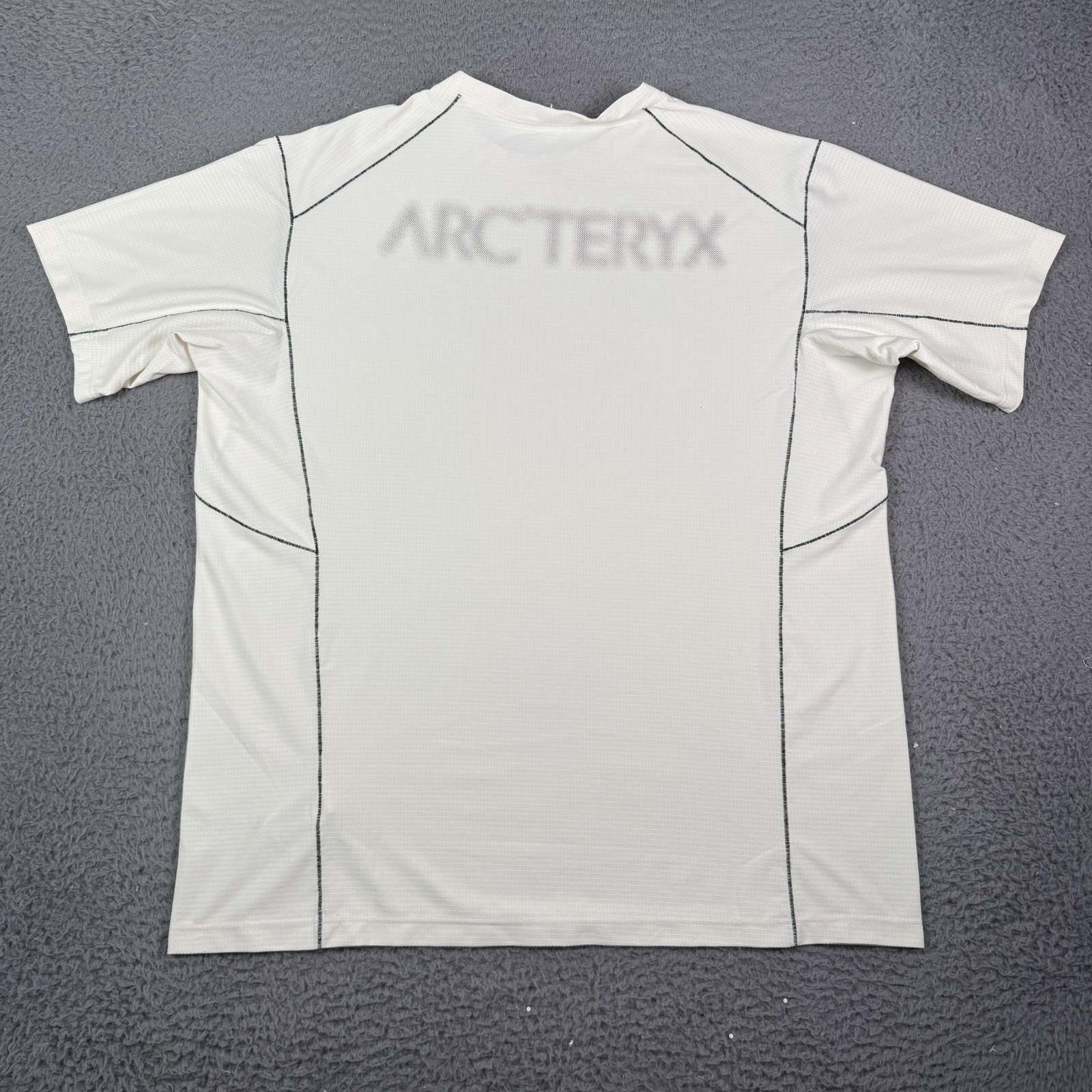 Arc’teryx System A Tyjax Bird Logo Shirt Mens M White Short Sleeve Performance gallery