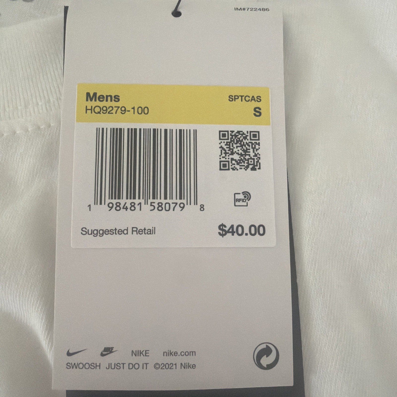 Nike The Nike Tee Max Volume Graphic White Loose Fit Men's T-Shirt S gallery