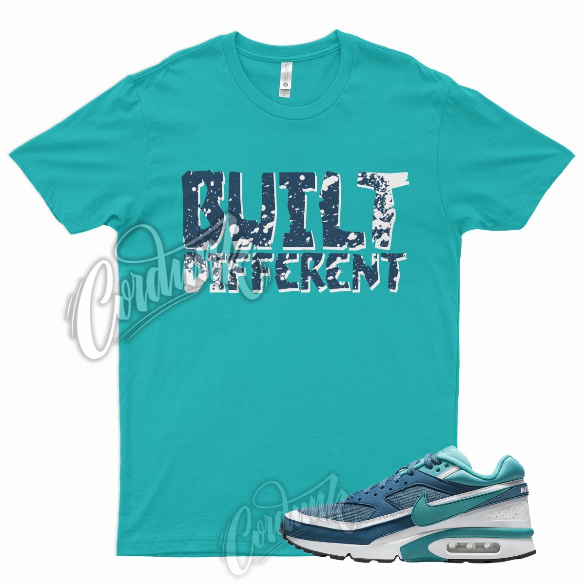 BUILT T Shirt for N Air Max BW Marina Aqua Teal Blue Green Grey Jade Griffey gallery