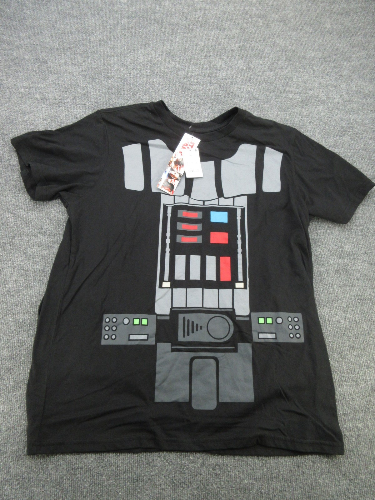 Star Wars Shirt Mens XL Black Darth Vader Costume Tee T-Shirt Cape Cosplay New gallery