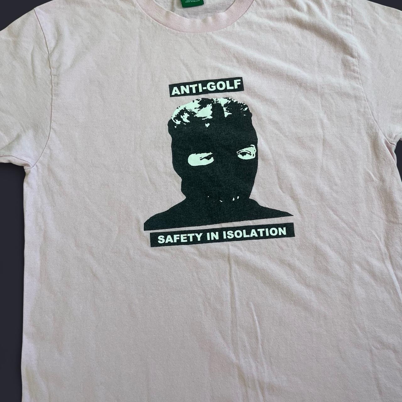Golf Wang Anti-Golf “Safety in Isolation” Pink Shirt Medium Tyler The Creator gallery