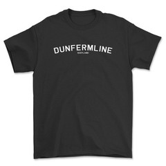 Dunfermline T-shirt, District 1 style, Regional, Parish, City Scotland tshirt.
