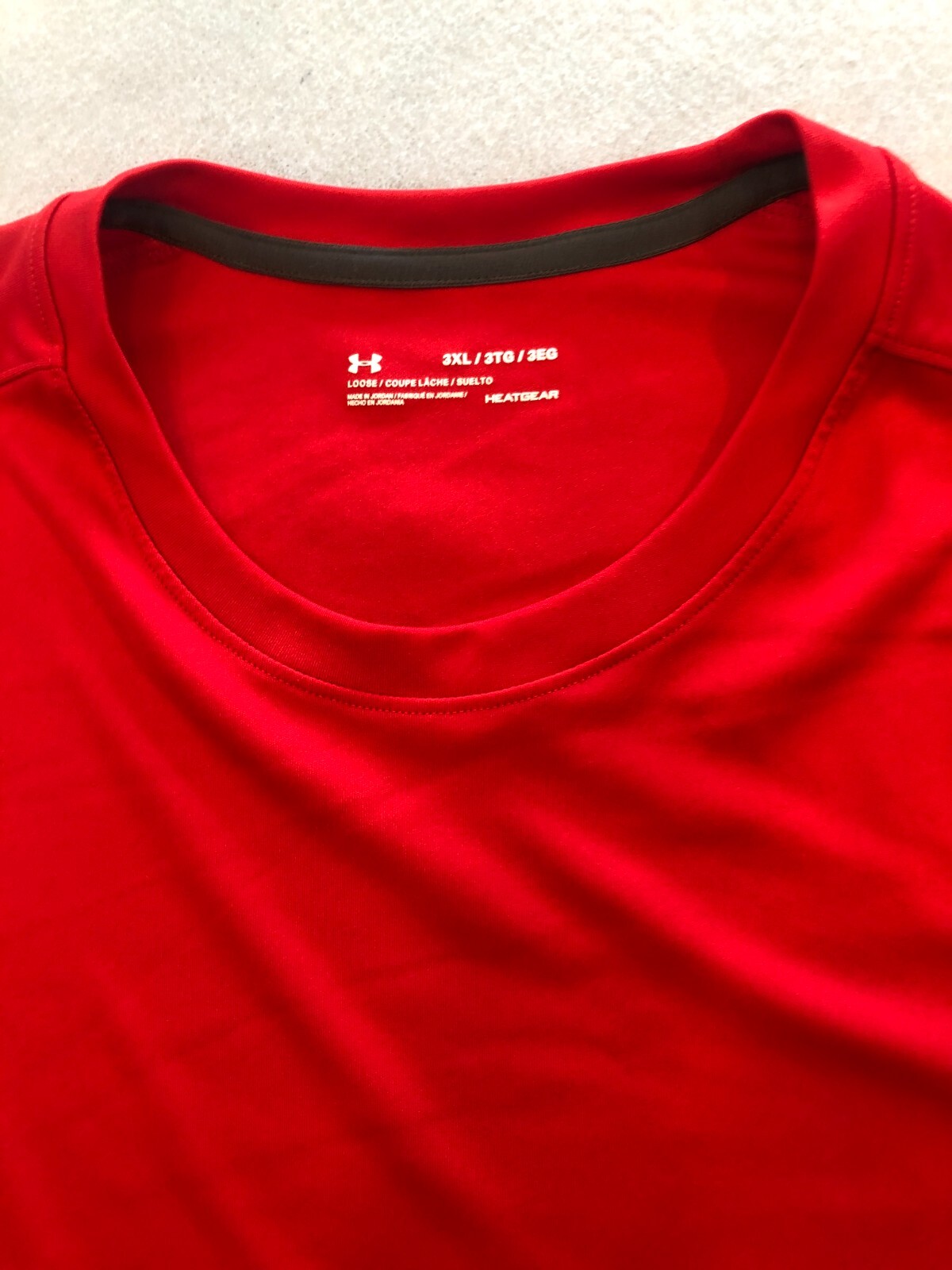 Under Armour Shirt Men's 3XL Red Loose Fit Activewear Casual Tee gallery