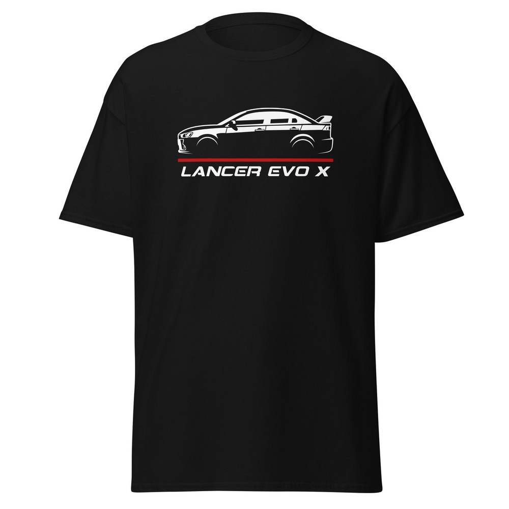 Lancer EVO X 2008 Turbo AWD Rally Spec Custom Graphic Tee T-Shirt Gift
