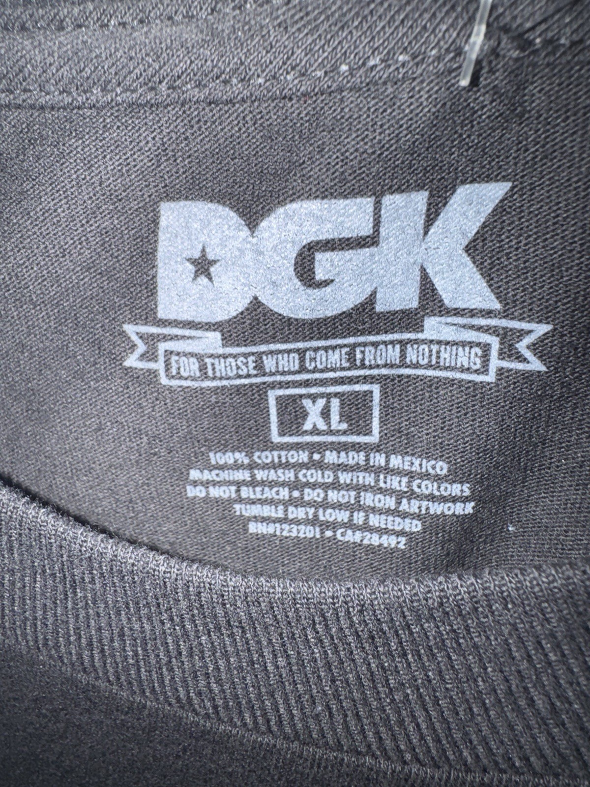DGK Bye Felicia Men’s XL Black T-Shirt Graphic Print Short Sleeve Cotton gallery