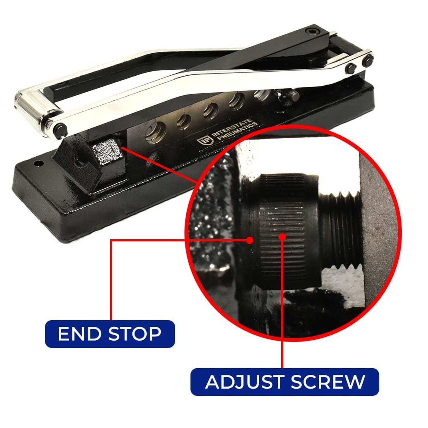 Interstate Pneumatics H8-KIT Heavy-Duty Bench Crimper (H8) with Ferrules (50p…