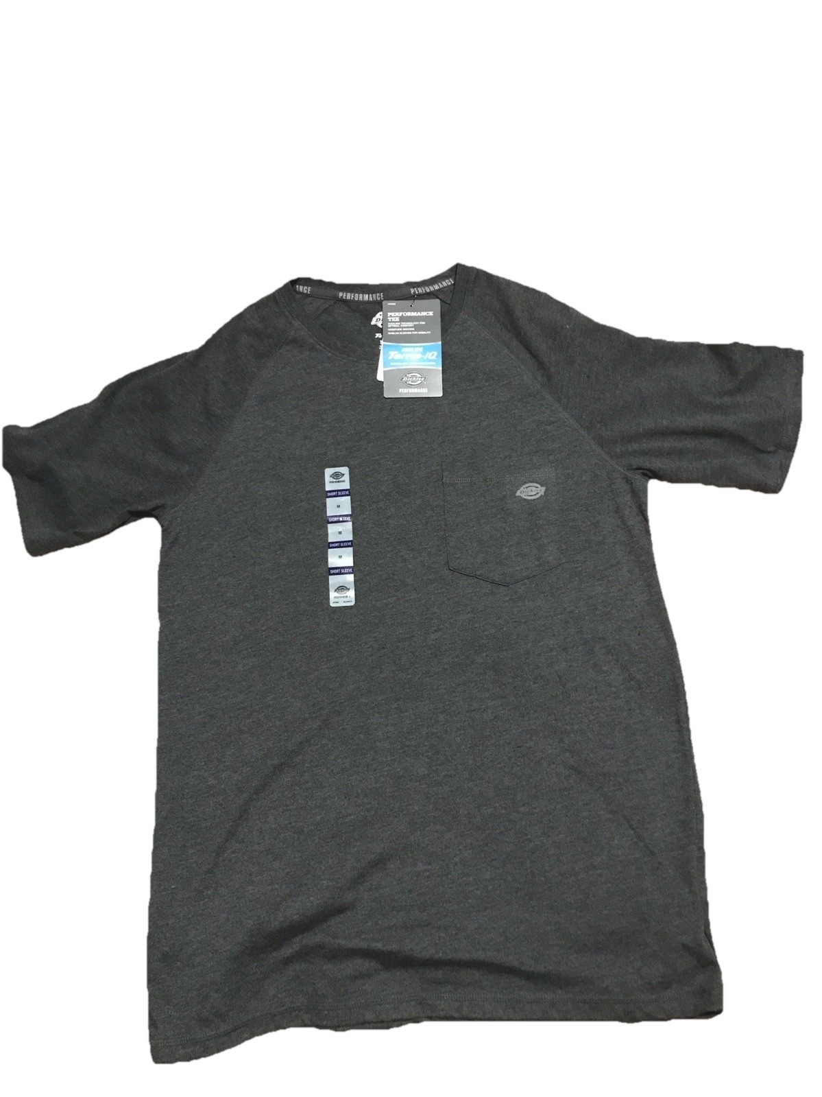 Dickies Performance Tee, Temp-iq Dark Gray M Size, Moisture Wicking gallery