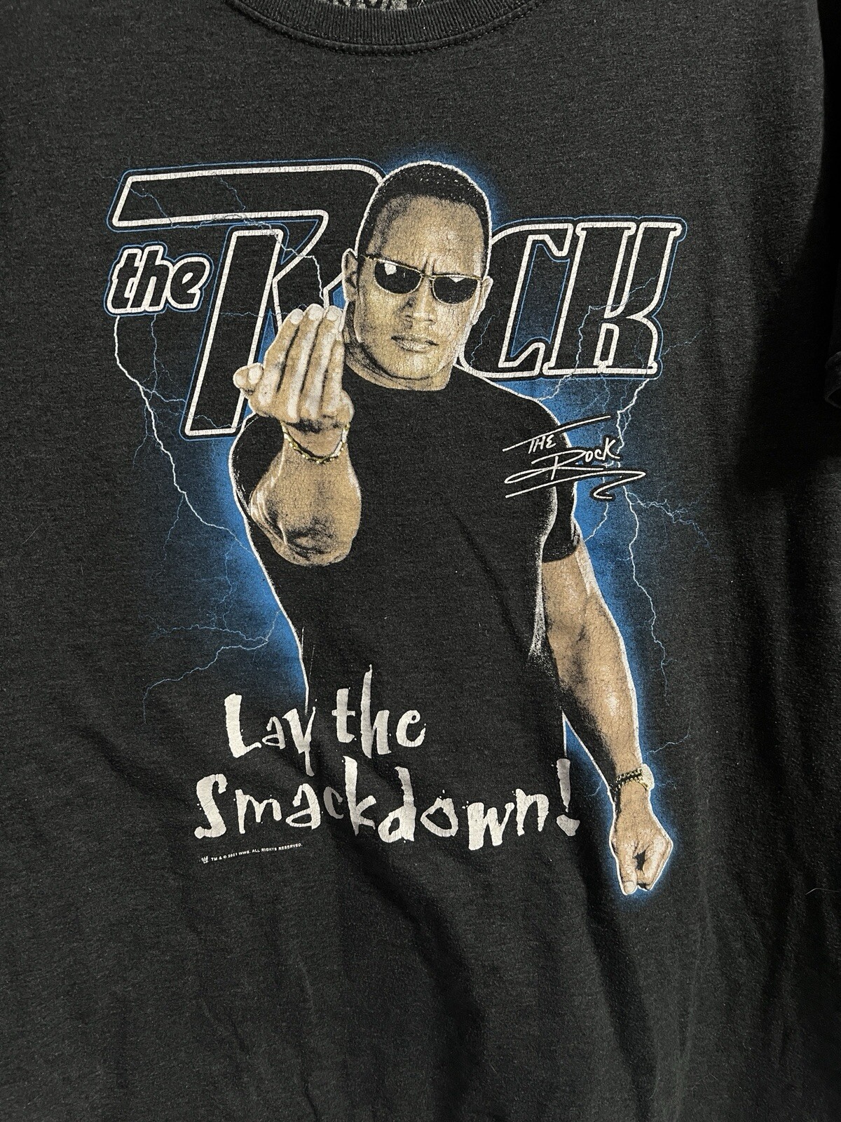 The Rock Legends Black T-Shirt Size LARGE gallery