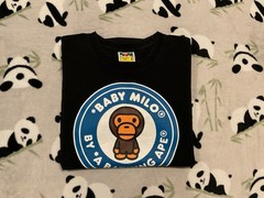 Bape Baby Milo Men’s Small Black T-Shirt Graphic Tee
