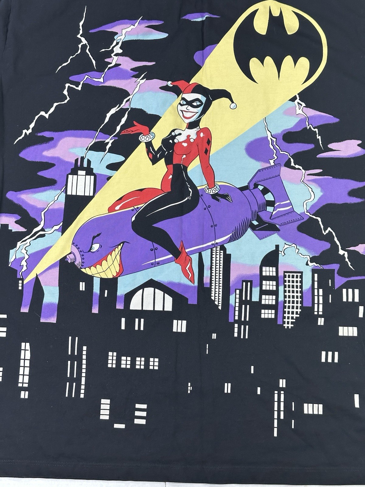 Joker Harley Quinn Batman Graphic T-Shirt 3XL Double Sided DC Comics 2023 gallery