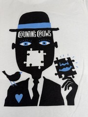 The Thread Shop, Counting Crows Missing Puzzle Piece T-Shirt White Size M. NWOT.