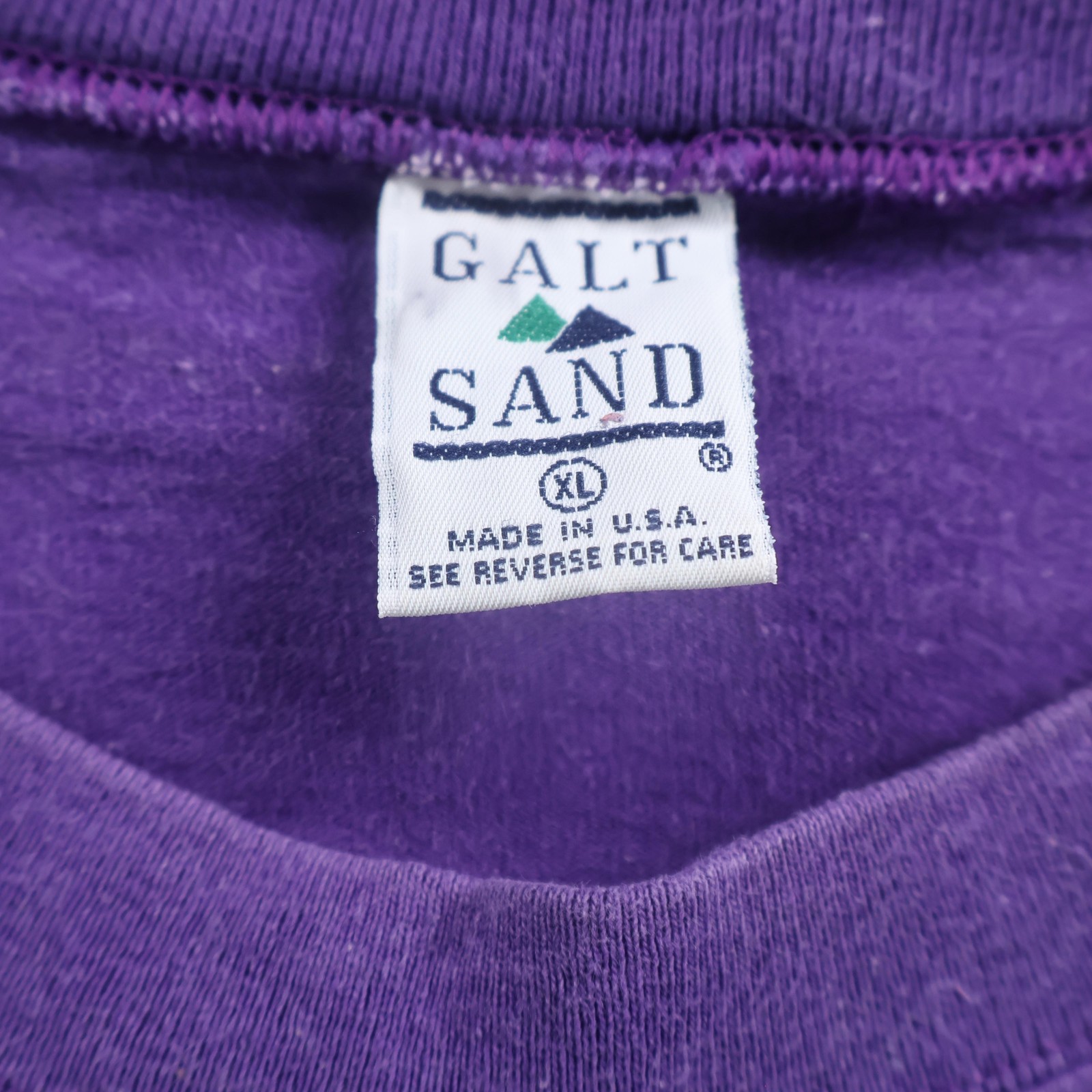 VTG Galt Sand Shirt Mens Extra Large Purple World Preserve Polar Bear Oversized gallery