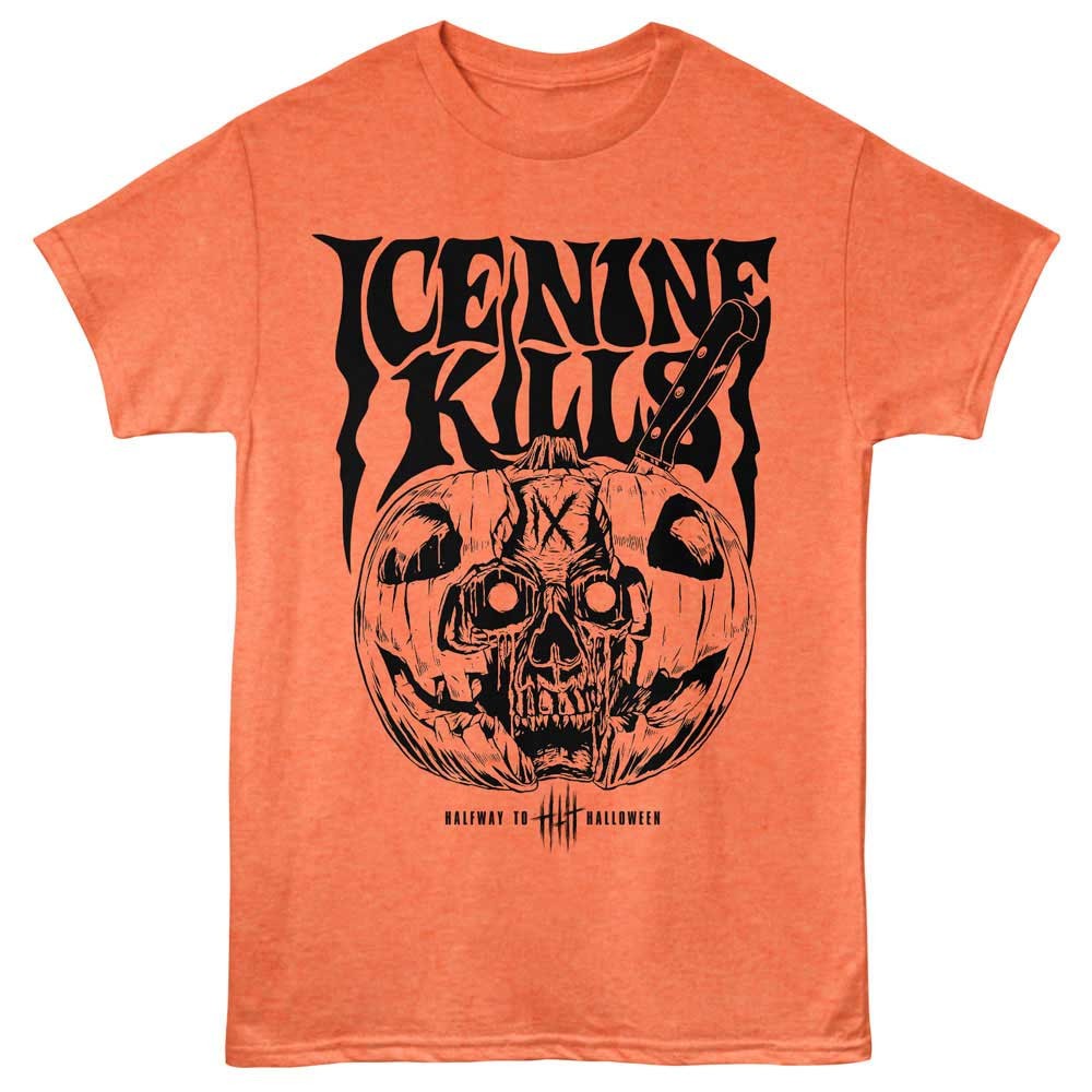 Ice Nine Kills Skull Pumpkin Halfway To Halloween Men’s T Shirt