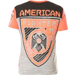AMERICAN FIGHTER Affliction T-Shirt Stillman Artisan Orange/Grey Tees