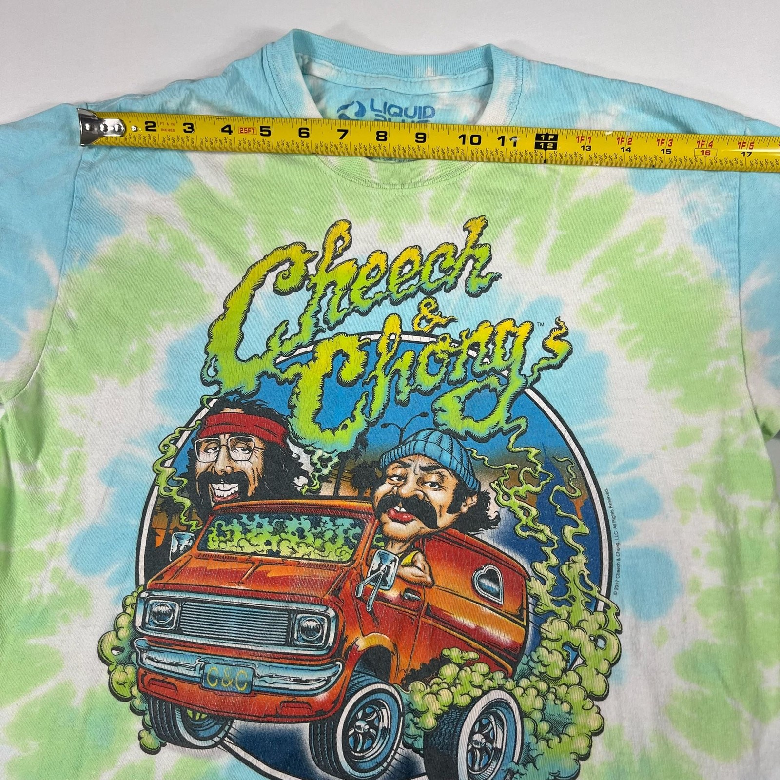 Liquid Blue Cheech & Chong Tie Dye T-Shirt Size M gallery