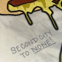The Nike Tee Chicago Second City to None Men’s Pizza T-Shirt Size X-Large