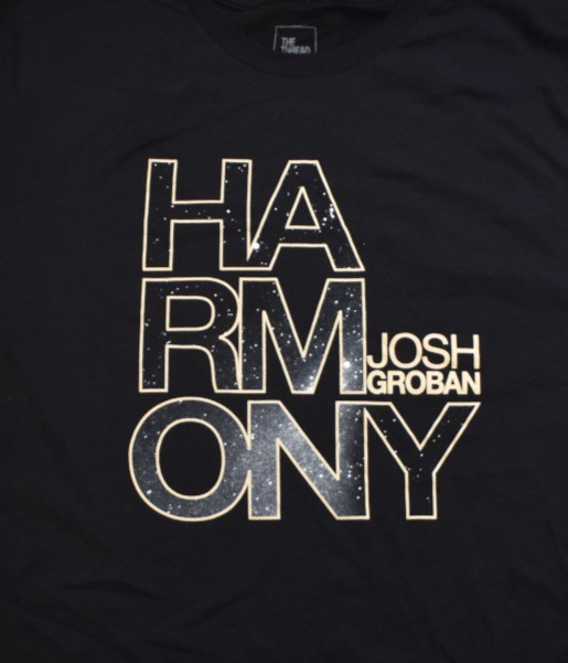 The Thread Shop Adult Josh Groban Harmony Black Shirt New Medium gallery