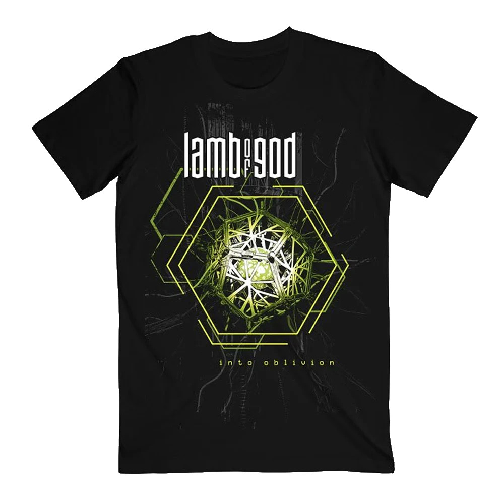 Lamb Of G0d Into Oblivion Hexagon T-shirt