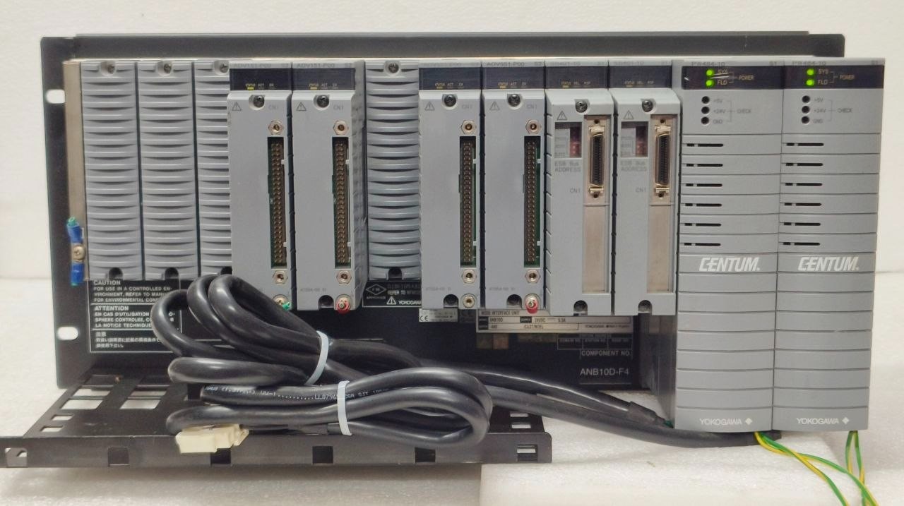 YOKOGAWA ANB10D-F4 NODE INTERFACE UNIT WITH ADV551,ADV151,SB401,PW484 MODULES